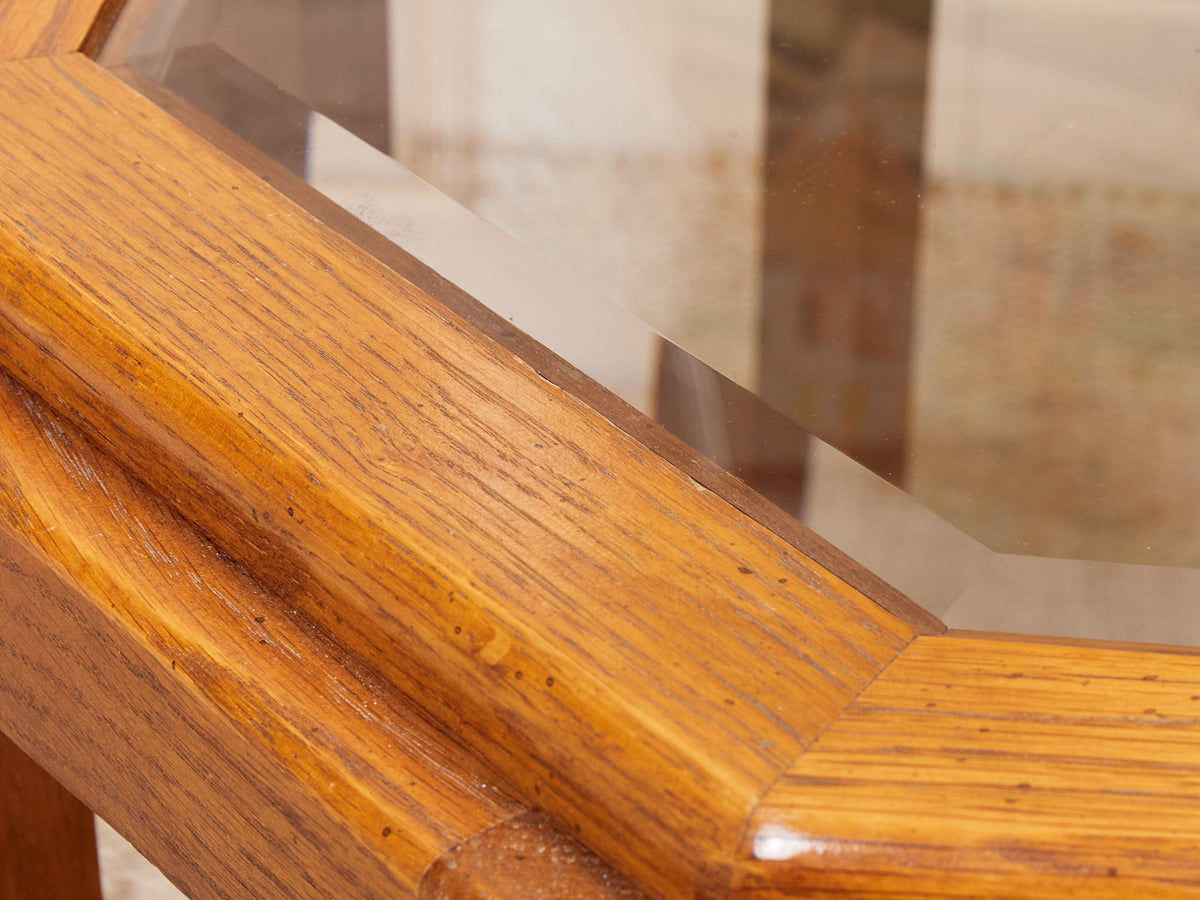 Smoked Glass End Table