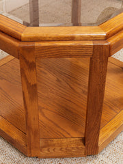 Smoked Glass End Table