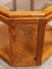 Smoked Glass End Table
