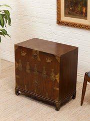 Vintage Korean Bandaji Chest with Brass Mounts