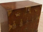 Vintage Korean Bandaji Chest with Brass Mounts