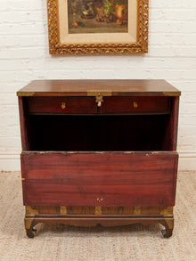 Vintage Korean Bandaji Chest with Brass Mounts