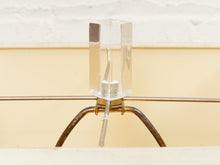 Orbit Lucite and Smoked Acrylic Table Lamp