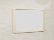 Cream Modernist Italian Mirror