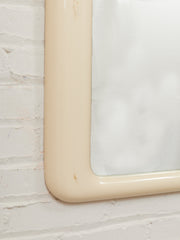 Cream Modernist Italian Mirror