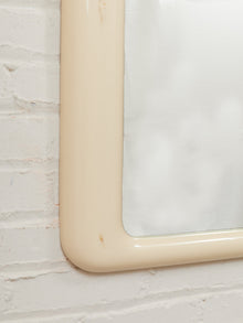 Cream Modernist Italian Mirror