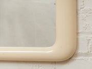Cream Modernist Italian Mirror