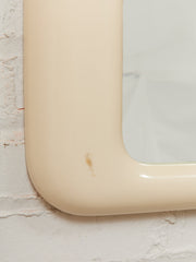 Cream Modernist Italian Mirror