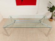 Seccose Mario Hasuike Italian Glass Dining Table with 6 chairs