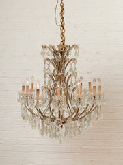 Maria Theresa Antique Crystal Large Chandelier
