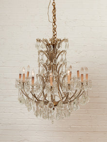 Maria Theresa Antique Crystal Large Chandelier