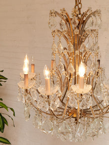 Maria Theresa Antique Crystal Large Chandelier