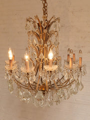 Maria Theresa Antique Crystal Large Chandelier
