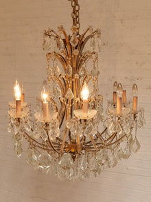 Maria Theresa Antique Crystal Large Chandelier