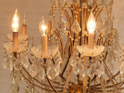 Maria Theresa Antique Crystal Large Chandelier