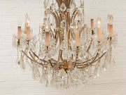 Maria Theresa Antique Crystal Large Chandelier