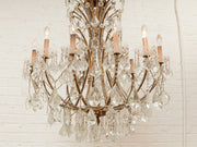 Maria Theresa Antique Crystal Large Chandelier