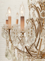 Maria Theresa Antique Crystal Large Chandelier