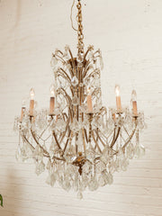 Maria Theresa Antique Crystal Large Chandelier