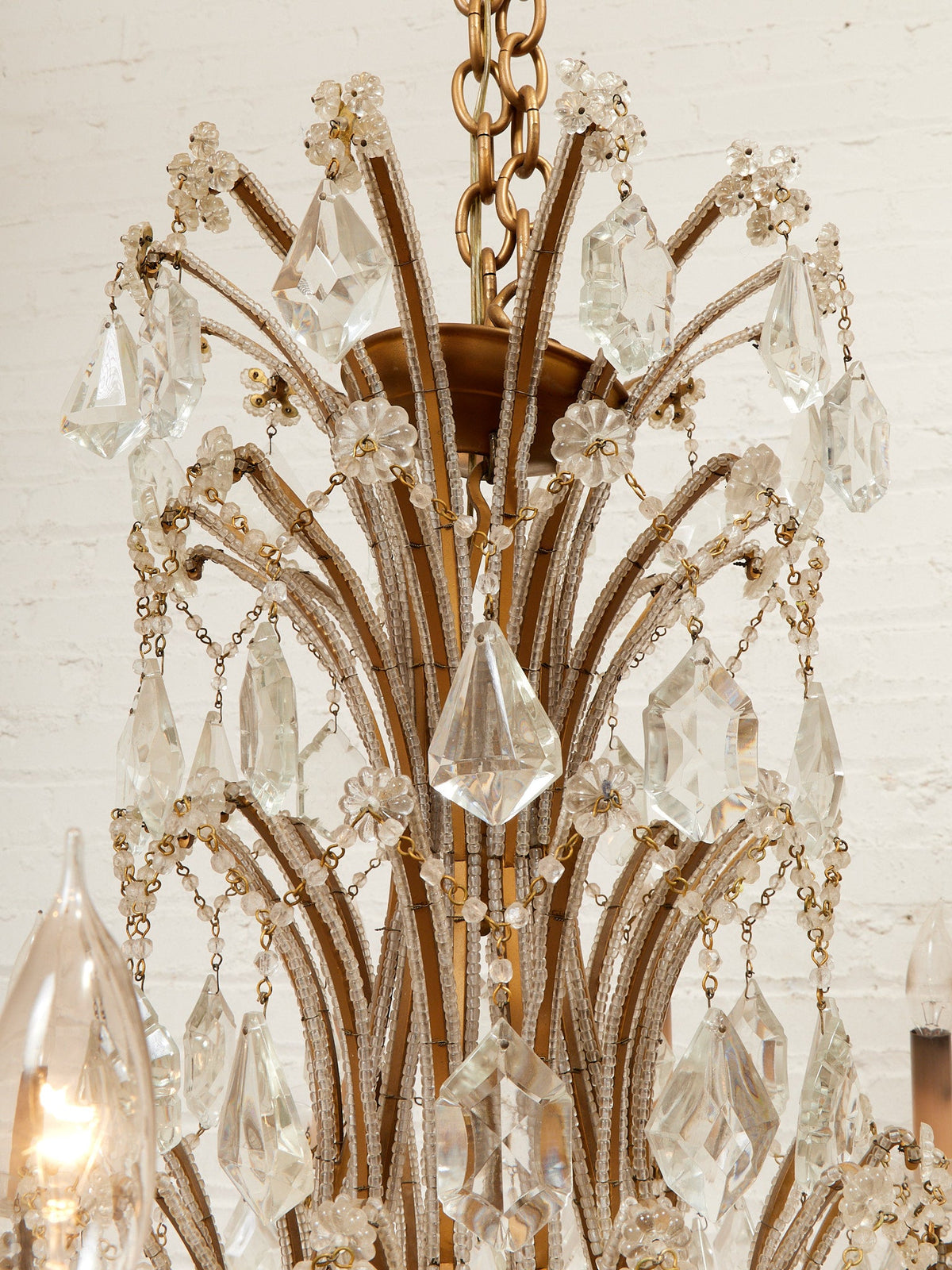 Maria Theresa Antique Crystal Large Chandelier