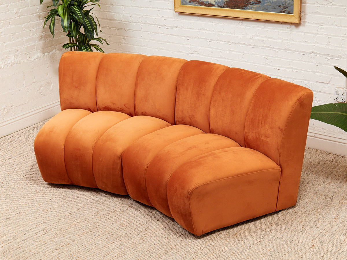 Two Piece Round Circle Sofa