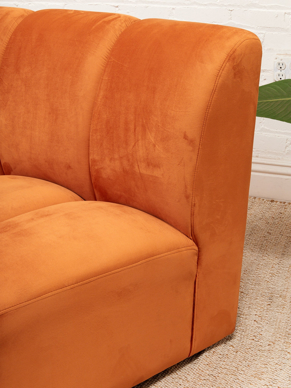 Two Piece Round Circle Sofa