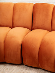 Two Piece Round Circle Sofa