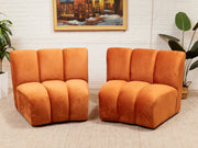 Two Piece Round Circle Sofa