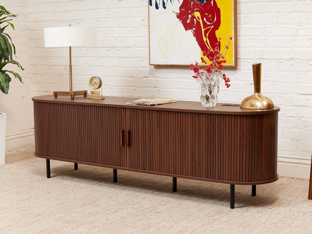 Tambour Door Credenza