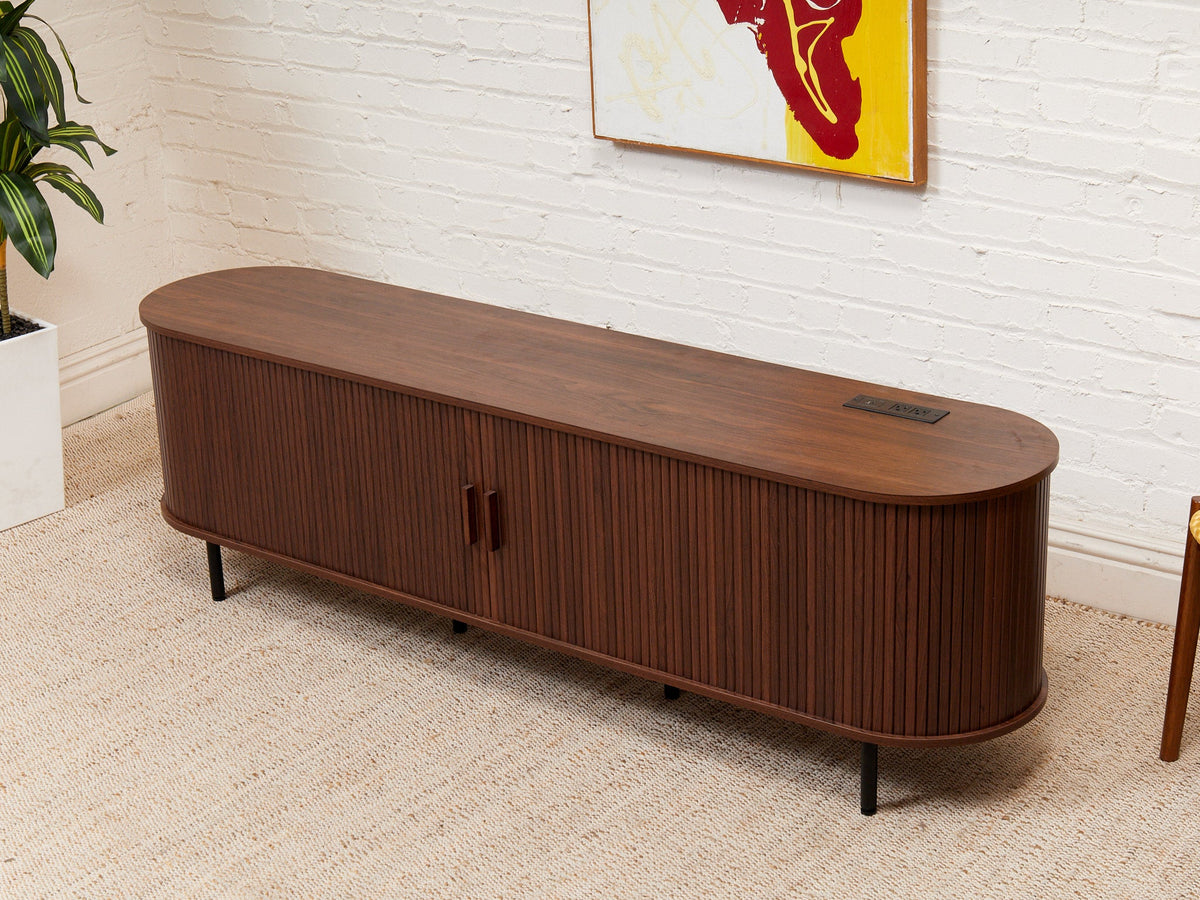 Tambour Door Credenza