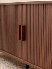 Tambour Door Credenza