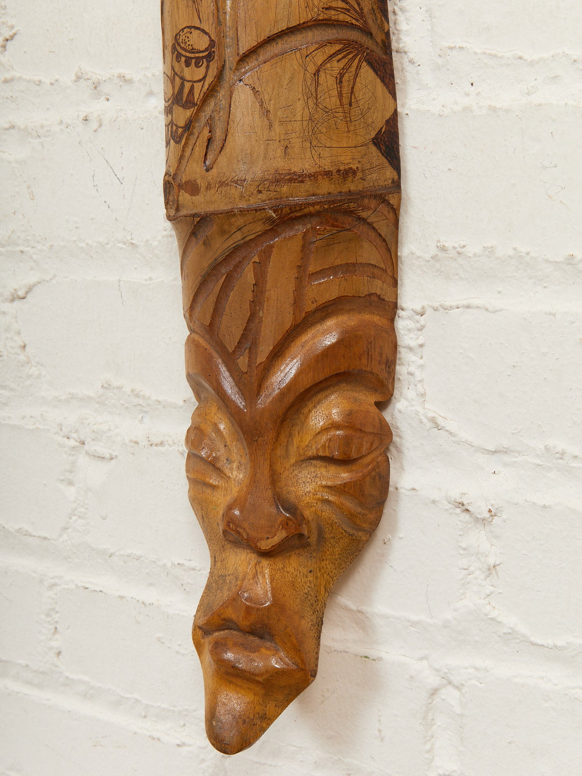 Carved Tiki Mask