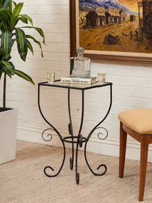 Black Wire Side Table