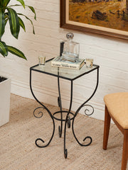 Black Wire Side Table