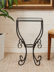 Black Wire Side Table