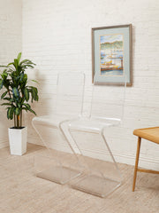 Acrylic as Found Bar Stools