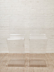 Acrylic as Found Bar Stools