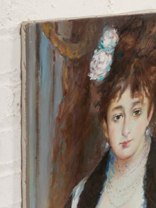 Theatre Couple Romantic Belle Époque Style Portrait Painting
