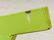 Lime Balance Geometric Freestanding Sculpture in Neon Green