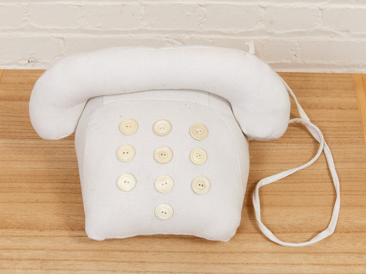 Grey Plush Phone