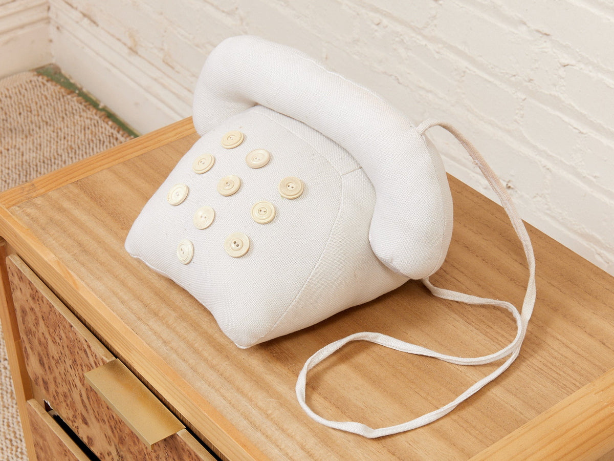 Grey Plush Phone