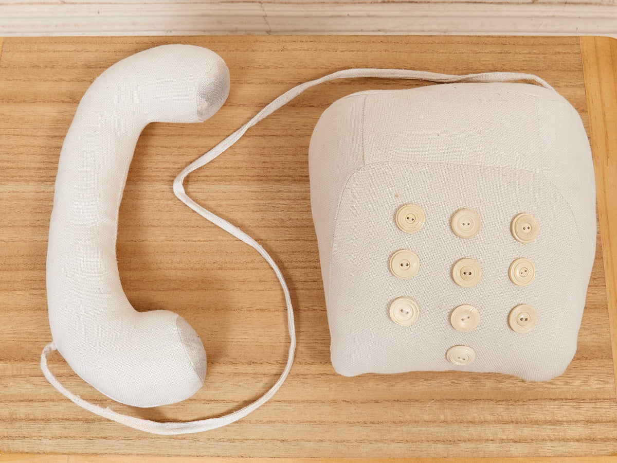 Grey Plush Phone