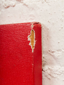Red Monolith Minimalist Abstract Painting in Red and Black