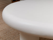 White Concrete Amoeba Coffee Table