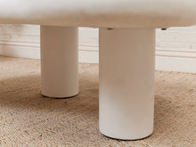 White Concrete Amoeba Coffee Table