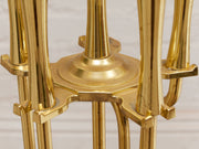 Polished Brass Vintage Fireplace Stand
