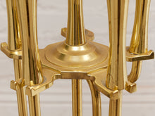 Polished Brass Vintage Fireplace Stand