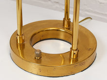 Robert Sonneman "Saturn" Halogen Table Lamp for George Kovacs, C. 1980 — Brass & Glass