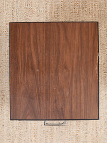 Black Atomic Filing Cabinet 1970s