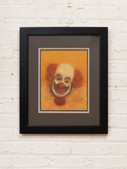 Original Painting Clown in Pastels Signed